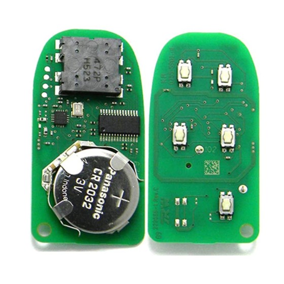 2014-2021 Jeep Cherokee / 5-Button 4A 433Mhz Smart Key / GQ4-54T (AFTERMARKET)